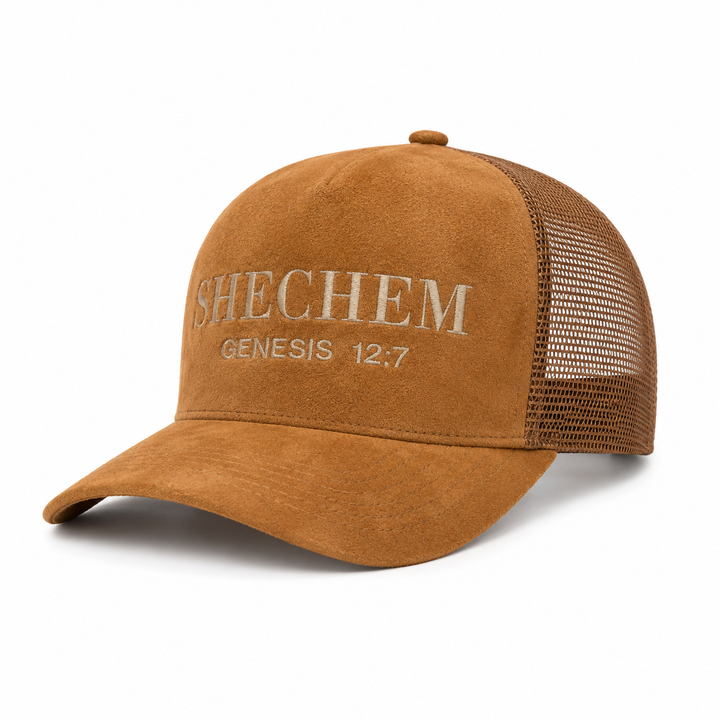 Translation missing: en.The Shechem Velour Hat - Camel Brown