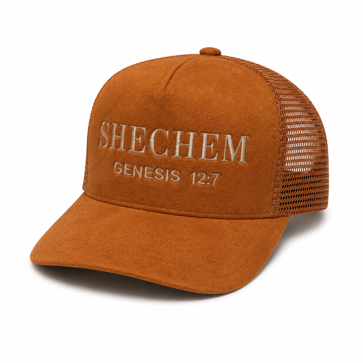 Translation missing: en.The Shechem Velour Hat - Burnt Orange